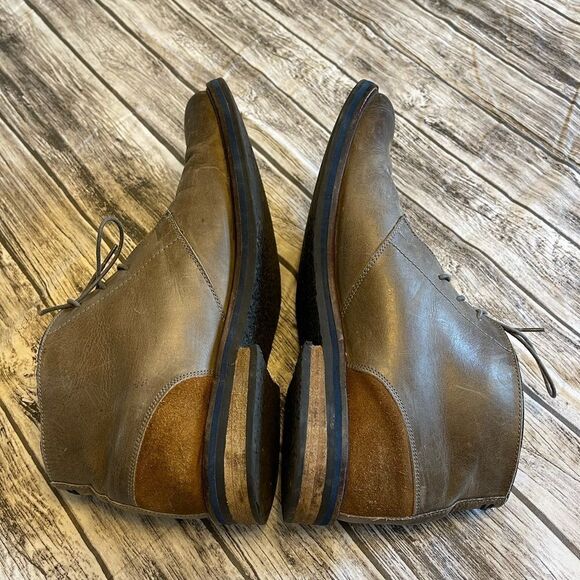 Testosterone Air Alert Grey/Rust Leather Lace-up - Picture 6 of 10